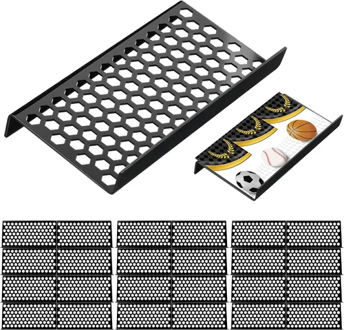 Vista 11 de Yalikop 10 soportes para tarjetas coleccionables para vitrina, hueco Elevadores modulares de acrílico de la exhibición para el juego de mesa