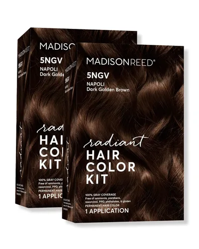 Vista 56 de Madison Reed - Kit de tinte radiante para el cabello, tinte permanente para el cabello, 100 % cobertura de canas, sin amoníaco, negro Parma 2.5NNN
