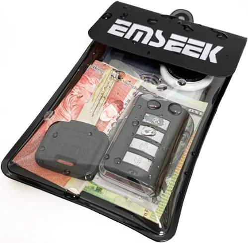 Vista 9 de Cartera impermeable impermeable para llave de coche titular de la bolsa de surf seco caso para llaves tarjetas de efectivo ID licencia de conducir