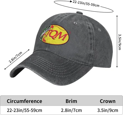 Vista 4 de Sombrero Tqm,Gorras Del Pescado,Regida Tqm Fish Cap,Tqm,Fuerza Deep Heather, Deep Heather