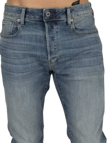 Vista 7 de G-Star 3301 - Jeans ajustados para hombre, Vintage Medium Aged