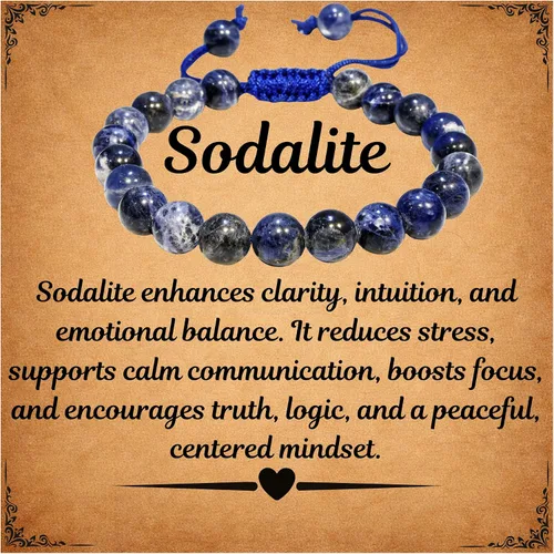 Vista 32 de ANAYA AGATE Bracelet – Healing Crystal Bracelet for Women, Men – Chic Gemstone Bracelet for Men and Women – 8mm Round Bead Bracelets for Spiritual