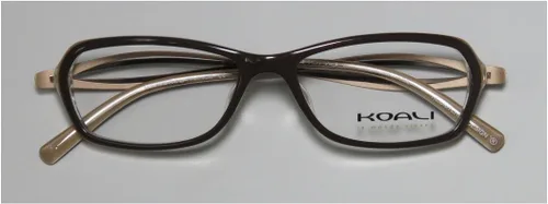 Vista 2 de MOREL Koali 7127k Simple Elegant Optical European Eyeglass Frame/Glasses Premium Marrón oscuro y claro