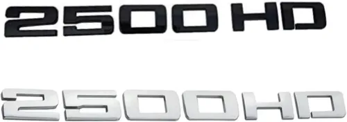 Vista 5 de 2 insignias de calcomanías 3D de 2500HD 2500HD (negro)