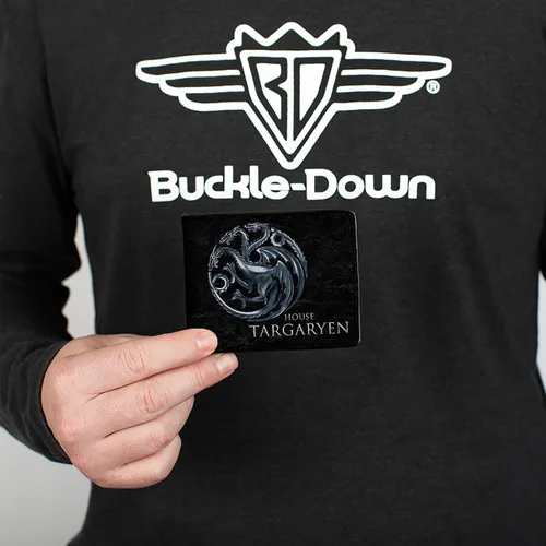 Vista 3 de Buckle-Down Billetera plegable para hombre, Juego de Tronos, 4.0" x 3.5", Game of Thrones, Billetera plegable