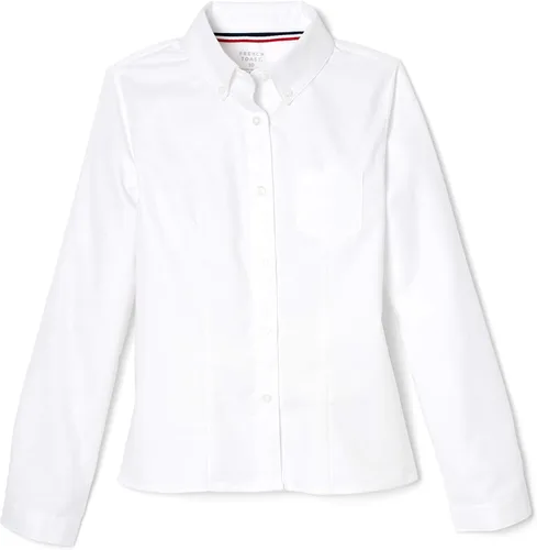 Vista 8 de French Toast Blusa Oxford de manga larga para niña