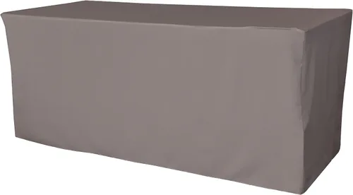 Vista 13 de LA Linen Mantel ajustable de popelina de poliéster, 96.2 in de largo x 30.0 in de ancho x 76.2