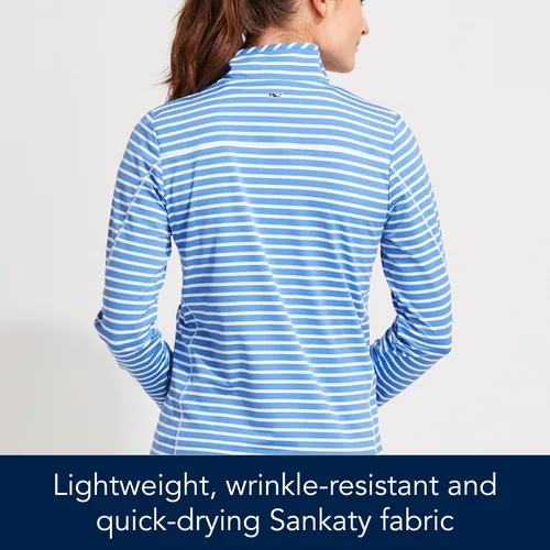 Vista 3 de vineyard vines Camisa a rayas Sankaty Shep para mujer