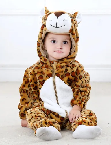 Vista 8 de BJWEO - Lindo disfraz para bebé, niñas y niños pequeños y recién nacidos, disfraz de Navidad, Halloween, enterizo de invierno, piyamas de cosplay