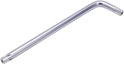 Vista 14 de Utoolmart T10 largo a prueba de manipulaciones Torx Star Key Bit Llave en forma de L niquelado 1 unids