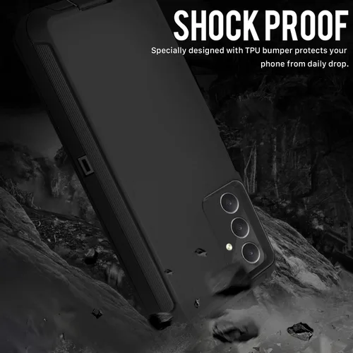 Vista 6 de Funda para Galaxy A54, estructura de doble capa, cubierta de protección resistente, a prueba de golpes, caídas y polvo, resistente y duradera