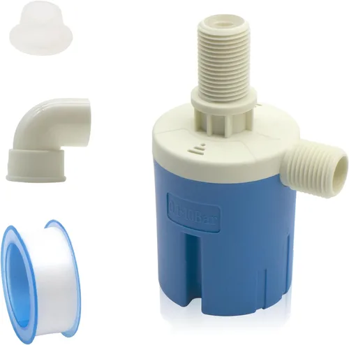 Vista 7 de Makerele Válvula de flotador de 1/2 "a 1" Válvula de control automático de nivel de agua para tanques, piscina, estanque, canales de ganado (lado 1")