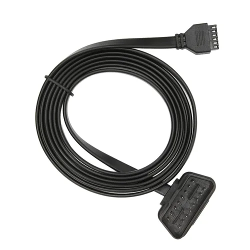 Vista 4 de Coche HUD Display Remaining Recordatorio Brillo Ajustable Multifunción Temperatura Voltímetro Digital Velocímetro para Coche OBD II 2008