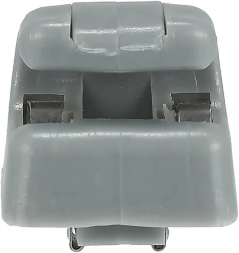 Vista 4 de X AUTOHAUX Retenedor plástico del soporte del clip del gancho de la visera del sol del coche gris 126-810-00-12-8412 para Mercedes Benz W123 W124