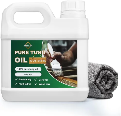 Vista 8 de Pure Tung Oil 11.8oz - Acabado natural para pequeñas manualidades de madera