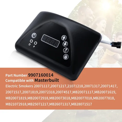 Vista 4 de Panel de control digital, piezas de repuesto Masterbuilt, compatible con Masterbuilt MB20071317/ 20071117/ 21071218 y más modelos de ahumadores