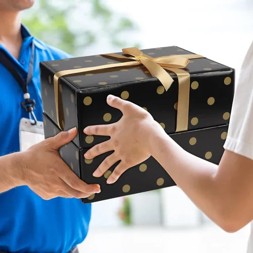 Vista 7 de Hoikwo Paquete de 18 cajas de regalo de lujo de 12 x 9 x 4 pulgadas, color negro, a granel, vacías para regalos del día de la madre, cajas de regalo
