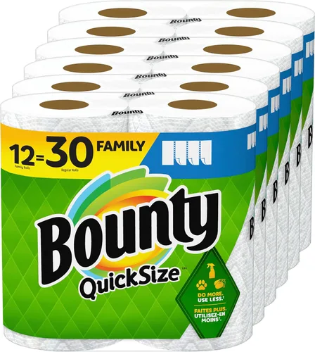 Vista 7 de Bounty 76213 Toallas de papel, seleccione un tamaño, 138 hojas de 2 capas, paquete de 2 unidades, cantidad 6