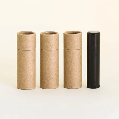 Vista 2 de 16 mL Kraft Paperboard Lip Balm/Salve/Cosmético/Loción Tubos (12)