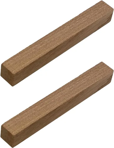 Vista 4 de DCT Padauk - Juego de 2 espacios en blanco para torneado de madera, 3/4 x 3/4 x 6 pulgadas, espacios en blanco de madera para torneado, lapiceros