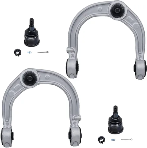 Vista 110 de Detroit Axle - Ejes de eje CV delantero izquierdo y derecho + Reemplazo de juntas esféricas de brazos de control inferiores delanteros para Ford