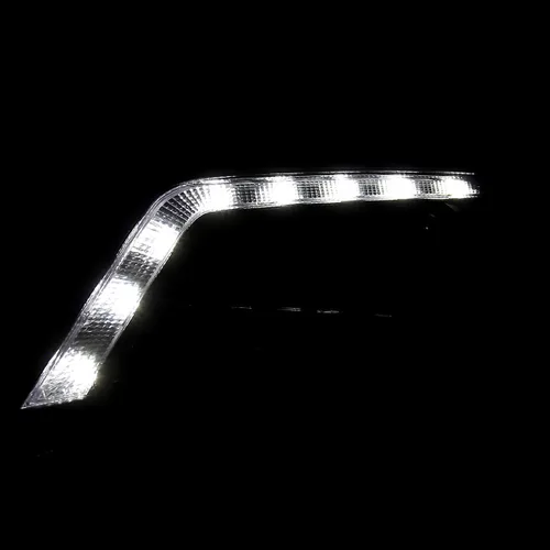 Vista 5 de SPEC-D TUNING Faros LED con proyector negros compatibles con Ford Fusion 2010-2012, conjunto de faros delanteros izquierdo + derecho For 2010-2012