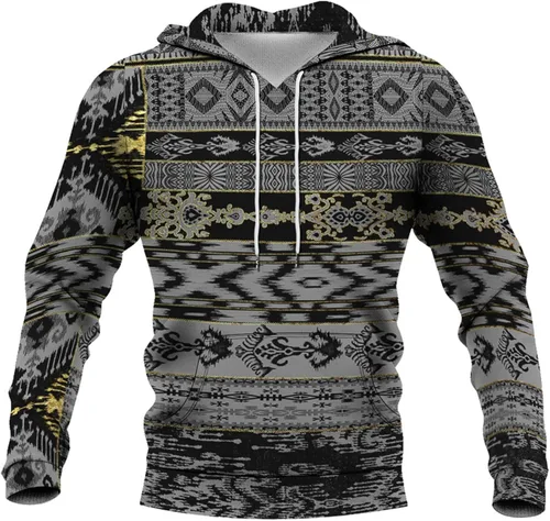 Vista 2 de EELHOE Mens Christmas Hoodie Sweaters Lightweight Long Sleeve Cotton Jersey with Hood Regular Fit Athletic Graphic Pullover