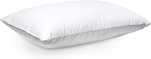 Vista 2 de Almohada de plumón y plumas de alta calidad para un mejor apoyo y comodidad para la cabeza/cuello, 100% algodón de doble capa con relleno de 550