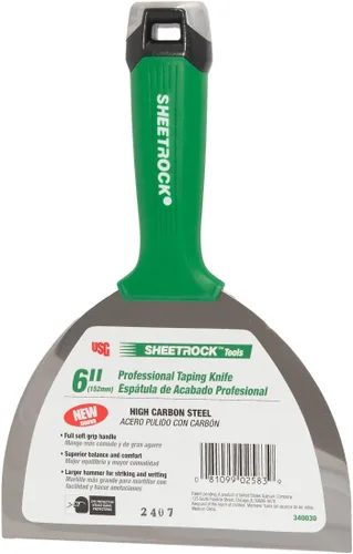 Vista 2 de USG Sheetrock Pro - Combo de cinta para paneles de yeso con bandeja de barro, cuchillo de la serie Pro y agarre magnético