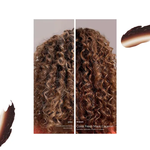Vista 6 de Wella Professionals Color Fresh Mask, Color-Depositing Gloss Treatment Glaseado de caramelo