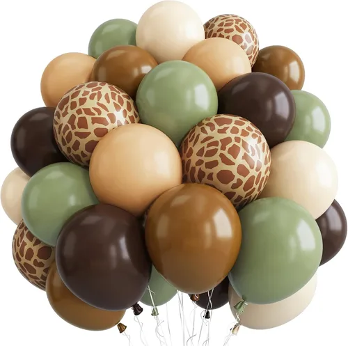 Vista 11 de Globos negros, blancos y dorados, 50 globos de látex de helio de 12 pulgadas, color negro, blanco, crema, beige, dorado metálico, para mujeres