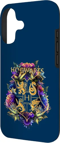 Vista 2 de Harry Potter Hogwarts - Carcasa para iPhone 17, diseño floral multicolor