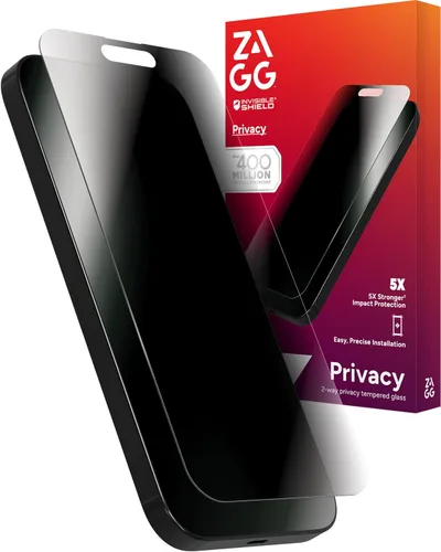 Vista 55 de ZAGG Glass Elite Protector de Pantalla para iPhone SE (3ª/2ª Gen), 8, 7, 6s, 6 – Máxima Protección contra Impactos y Arañazos, Vidrio