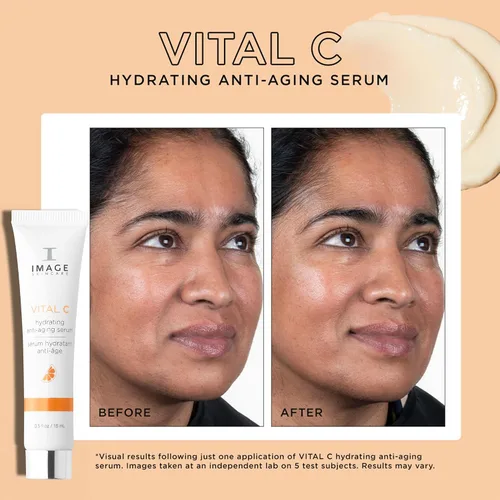 Vista 3 de IMAGE Skincare, VITAL C Hydrating Face Serum, with Vitamin C and Hyaluronic Acid, to Brighten, Tone and Smooth Appearance of Wrinkle