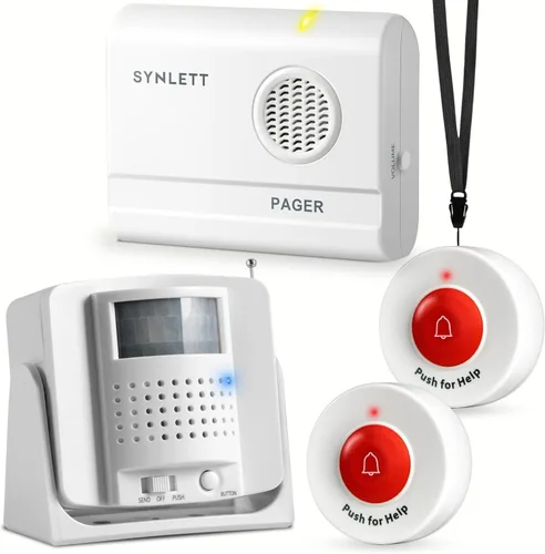 Vista 10 de Alarma inalámbrica para cama con sensor de movimiento y buscapersonas