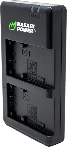 Vista 3 de Wasabi Power Batería (paquete de 2) y cargador dual USB compatible con Sony NP-FV100 y DCR-SR15, DCR-SX45, FDR-AX100, HDR-CX105, HC9, PJ30V, TD20V