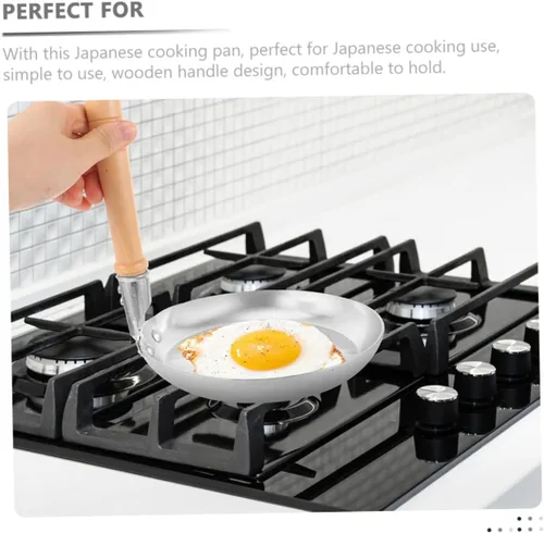 Vista 9 de Tazón japonés para padres - Olla especial creativa con mango vertical, sartén Jaese Cuisine huevo huevo pollo 6.7 in versión Deluxe