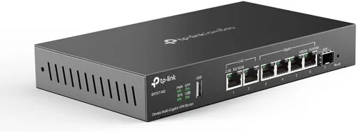Vista 4 de TP-Link ER707-M2 Router VPN Omada Multi-Gigabit Puertos WAN Dual de 2.5Gig Alta Capacidad de Red Firewall SPI Omada SDN Integrado
