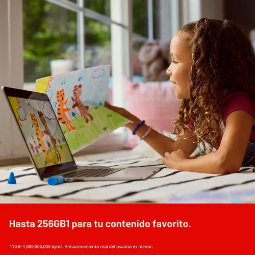 Vista 3 de SANDISK Unidad flash Crayola USB-C de 128 GB, Mango Tango, velocidades de lectura de hasta 300 MB/s, USB 3.2 Gen 1, USB tipo C, unidad