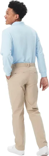 Vista 2 de French Toast Men's Straight Fit Stretch Twill Chino Pant