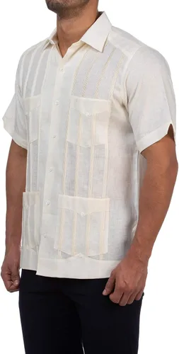 Vista 2 de Manchester Camisa Guayabera de hombre de manga corta Regular Fit
