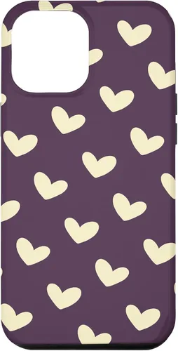 Vista 25 de Yellow Heart Pattern Minimalist Love Case for iPhone 16