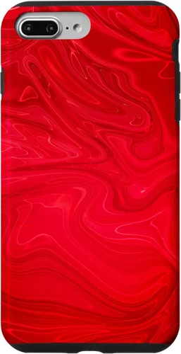 Vista 12 de Funda para iPhone 12 mini Groovy Liquid Swirl Hippie Red Psycodélica