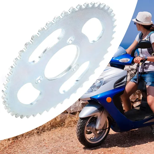 Vista 7 de 25H 47T Piñón 3 Agujero Reemplazo para Scooter Eléctrico Bicicleta Piñón Trasero Acero 3.898 in Diámetro 1.142 in Agujero