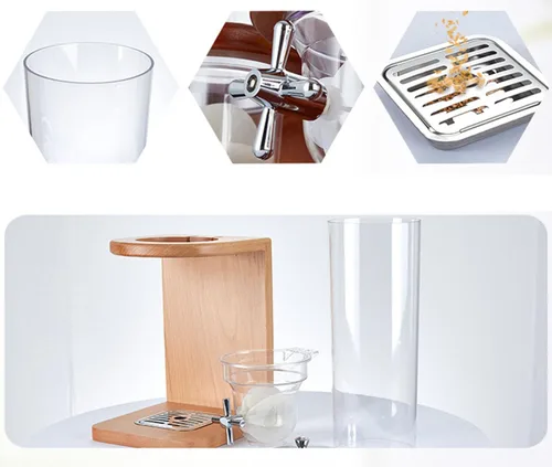 Vista 6 de Dispensador de alimentos secos 3.5L/7L/10.5L, dispensador de cereales para encimera, dispensador de almacenamiento de cereales con barril de PC