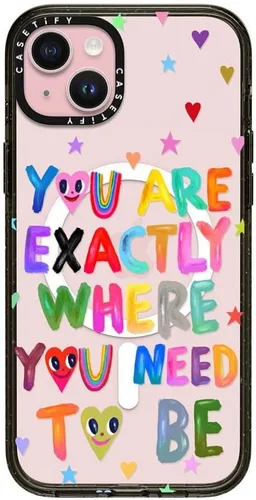 Vista 132 de CASETiFY Impact Funda para iPhone 15 [Probada contra Caídas de Grado Militar 4X / Protección contra Caídas de 8.2 pies / Compatible con Magsafe]