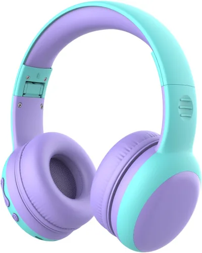 Vista 7 de Auriculares Bluetooth para Niños, Auriculares Over-Ear para Niños Pequeños con Micrófono, Volumen Limitado 85dB/94dB, 68H de Reproducción, Bluetooth