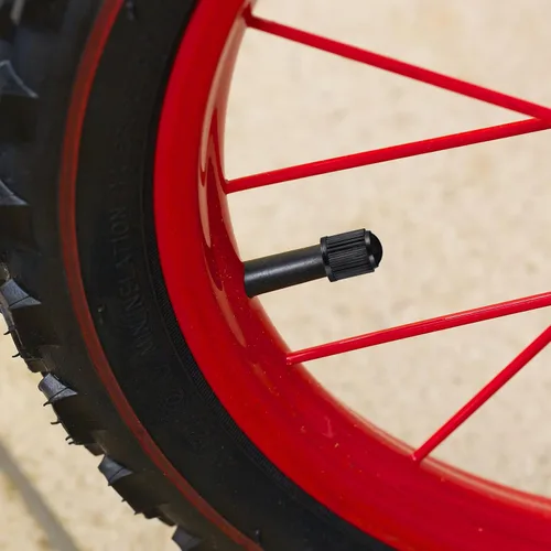 Vista 4 de Outus 20 piezas de tapas de vástago de válvula de neumático, tapas de neumático de plástico universales negras para bicicleta, bicicleta, autos
