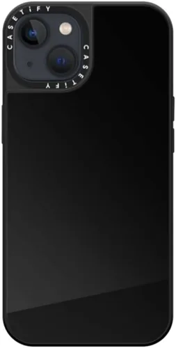 Vista 65 de CASETiFY Funda de espejo para iPhone Air [Reflejante/Compatible con Magsafe / Protección contra caídas de 4.9 pies de grado militar 1X] - Negro