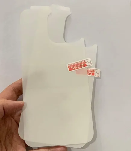 Vista 2 de Epivol Película protectora de pantalla trasera para iPhone 14 Pro Max, película de hidrogel, no de vidrio